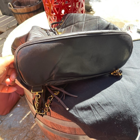 Vintage Chanel Backpack w/Lambskin Leather - Picture 13 of 16